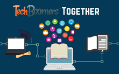 TechBoomers Together Digital Literacy Program header