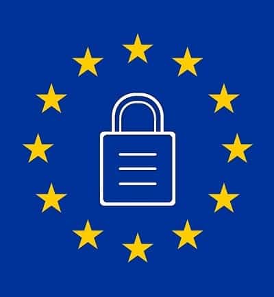 Lock inside EU flag