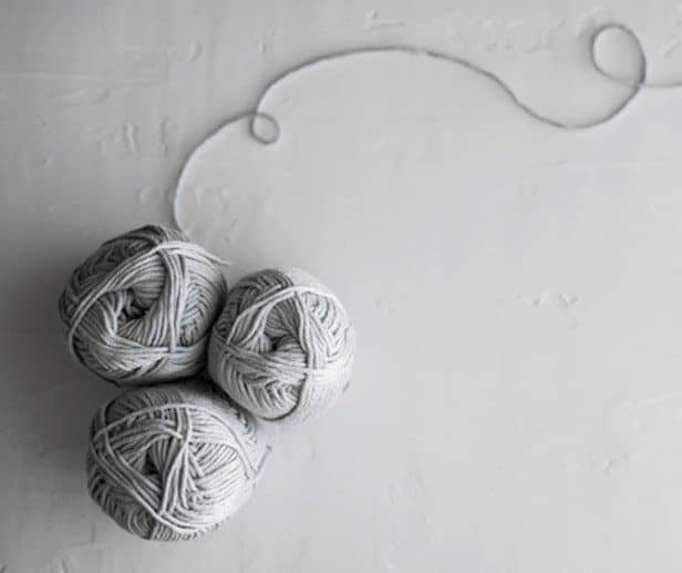 grey ball of wool