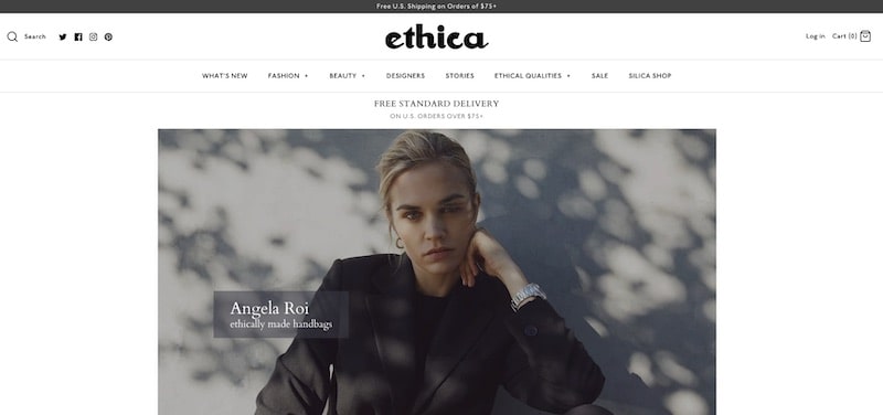 Ethica homepage