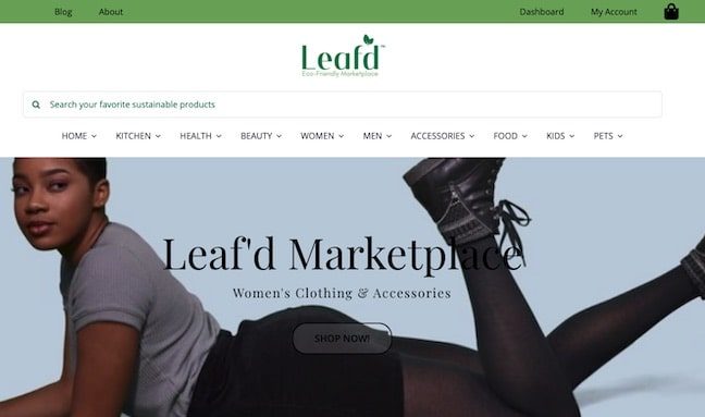 Leaf’d homepage
