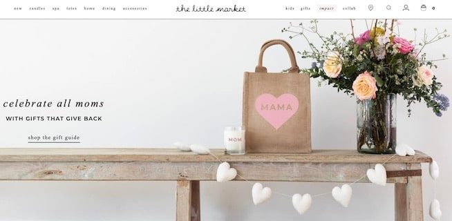 The Little Market homepage